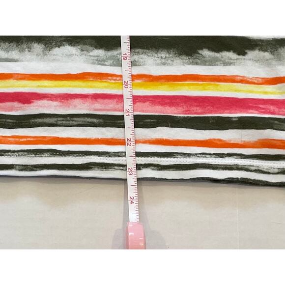 Kim Rogers 100% Cotton Perfectly Soft 3/4 Sleeve Striped T-Shirt, L - Picture 9 of 9